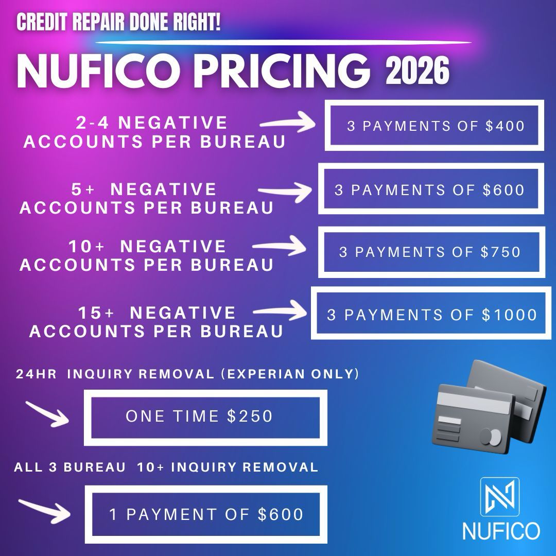 NUFICO Pricing Plans